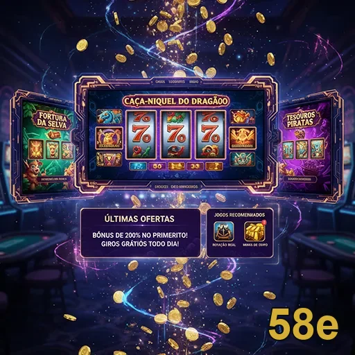 Slots variados como Caca-Niquel do Dragão no 58e.