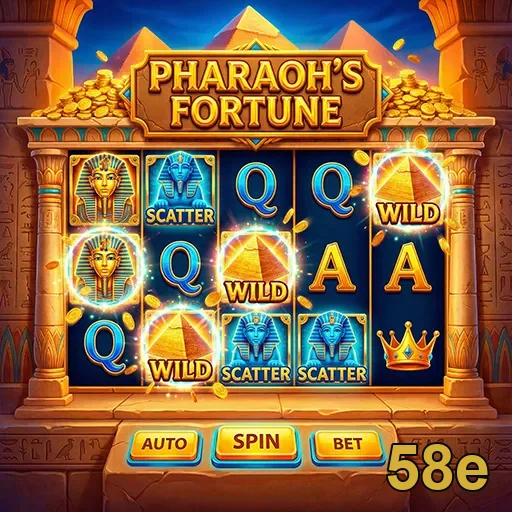 Imagem do slot Pharaoh's Fortune no cassino online 58e.